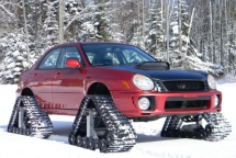 2002 Subaru WRX fitted with tracks. - Cars I would like to own someday