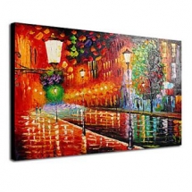 A Bright Night Oil Painting Free Shipping - Modern Paintings
