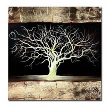 A Charming Tree Abstract Oil Painting - Free Shipping - Abstract Paintings