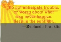 A good quote about anticipation - Favorite quotes/wisdom