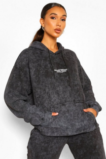 Acid Wash Official Product Oversized Hoodie - Comfy Clothes 