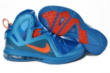 Air Max Lebron 9 Elite China Blue Flame/Orange Basketball Shoes Men - Unassigned
