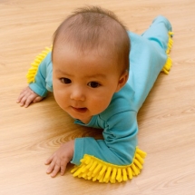 Baby Mop -  Transform your aimless crawling baby into a cleaning machine - Latest Gadgets & Cool Stuff