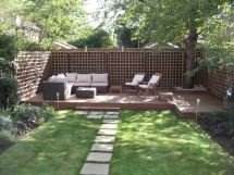 backyard raised seating area - For the home