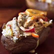 Baked Potatoes with Rib-Eye Steak Hash - Cooking Ideas