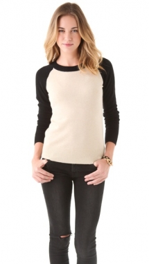 Baseball Cashmere Sweater  - Fave Clothing & Fashion Accessories