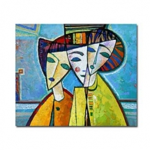 Beautiful Lady Oil Painting Free Shipping - People Paintings