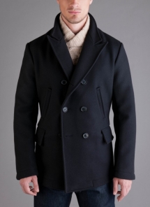 Billy Reid Bond Peacoat - Man Style
