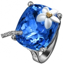 Blue Hawaiian Ring - Gifts for Mom