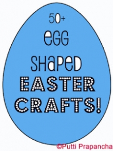 Egg shaped easter crafts - Education