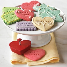 Cookie Cutters with Words - Dessert Recipes