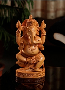 Elegantly Carved Ganesha - Home decoration