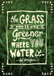 It's greener - Quotes & other things