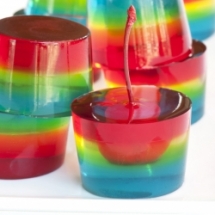Rainbow Jello Shooters - Party ideas