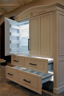 Refrigerator Armoire - Kitchen Ideas