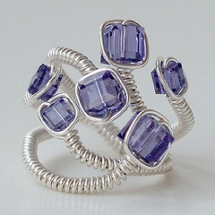 wire wrapped ring - Rings