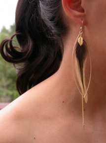 Feather earrings - Most fave products