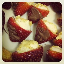Cheesecake Stuffed Strawberries - Dessert Recipes