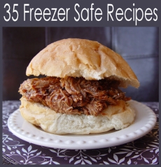 35 freezer safe recipes - Recipes for dishes that can be frozen
