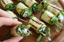 Grilled Zucchini Rolls with Goat Cheese - Favorite Recipes