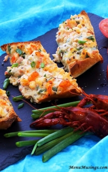 Cajun Crawfish Bread - Food & Drink