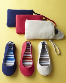 Canvas Foldable Ballet Flats - Clothing, Shoes & Accessories