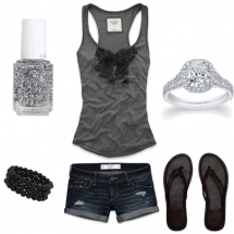 Casual Summer Outfit - Clothing, Shoes & Accessories