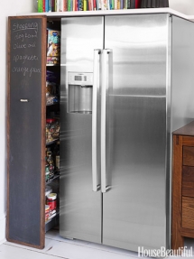 Chalkboard pull-out pantry - Kitchen ideas