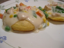 Chicken a la King - Cooking