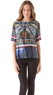Clover Canyon Galaxy Glass Sequin Tee  - Fave Clothing & Fashion Accessories