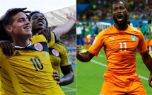 Colombia vs Ivory Coast today at noon - 2014 FIFA World Cup
