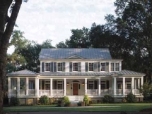 Colonial plantation farmhouse [house plan] - Country Farmhouse