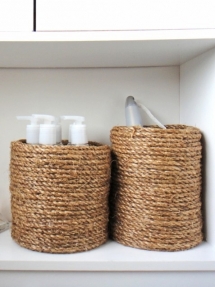 Cover cans with jute rope - For the home