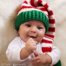 Crochet Baby Christmas Elf Hat - Christmas