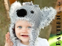 Crochet Koala Hat - Kids & Baby