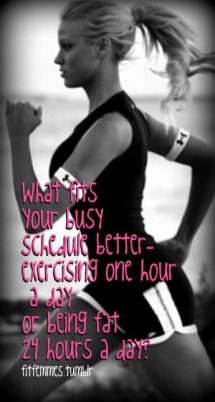 Exercise one hour a day or be fat 24 hours a day? - Exercises that can be done at home