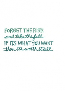 Forget the risk... - Party ideas