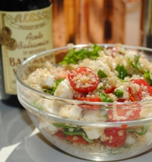 Fresh Caprese Quinoa Salad - Food & Drink
