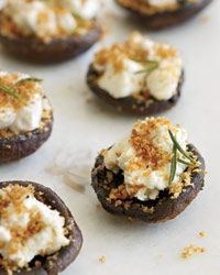  Goat Cheese-Stuffed Mushrooms with Bread Crumbs - Cooking Ideas