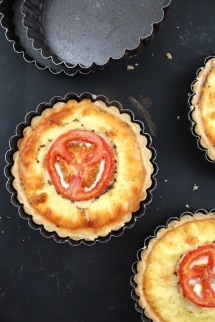 Goat Cheese Tomato Quiche - Food & Drink