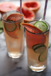 Grapefruit Cucumber Cocktail - Food & Drink