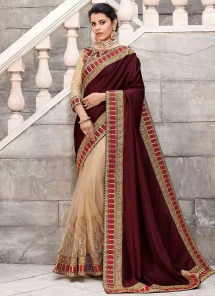 Half & Half Saree - Indian Ethnic Clothing