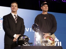 Harbaugh brothers share stage as Super Bowl coaches - News