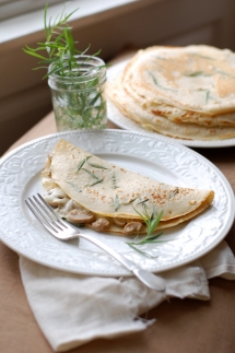 Herbed Crepes - Cooking Ideas