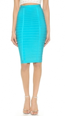 Herve Leger Pencil Skirt - Spring Wardrobe