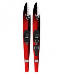 HO Burning Combo Waterskis 67 w/ Combo Contour & Rts Boots - Watersports