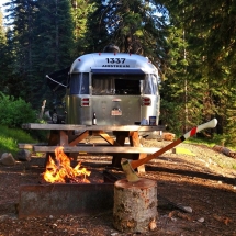 I'll go anywhere in an Airstream - Camping