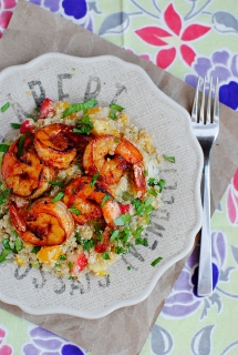 Jerk Shrimp with Caribbean Quinoa - Cooking Ideas