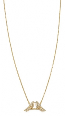 Kate Spade New York Cold Comforts Mini Pendant Necklace - Fave Clothing, Shoes & Accessories