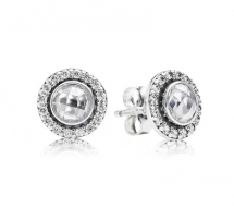 Pandora Statement Sparkling Stud Earrings - Jewelry